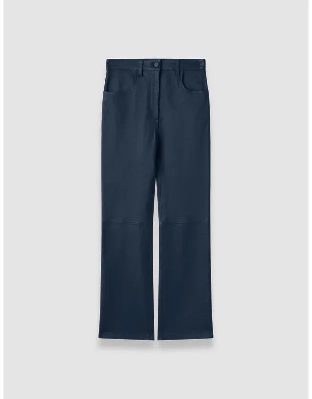 Leather Stretch Trousers