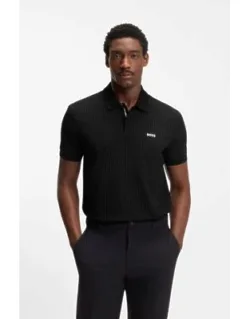 Cotton-piqué Polo Shirt With All-over Print