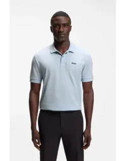 Cotton-piqué Polo Shirt With All-over Print