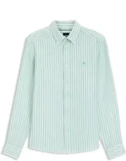 Regular-fit Striped Linen Shirt
