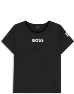 Stretch-jersey T-shirt With Tennis Artwork