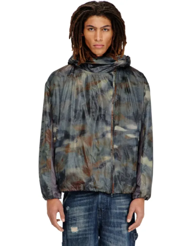 Windbreakers With Abstract Print