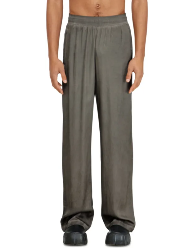 Track Pants In Treated Fluid Viscose