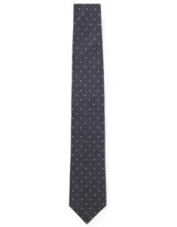Italian-silk Tie With Jacquard Pattern