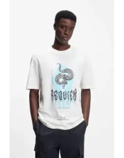 Music Artwork T-shirt In Cotton Jersey