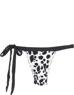 Coco Tie-detail Pattern Bikini Bottom