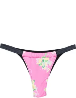 Amore Floral-print Bikini Bottom