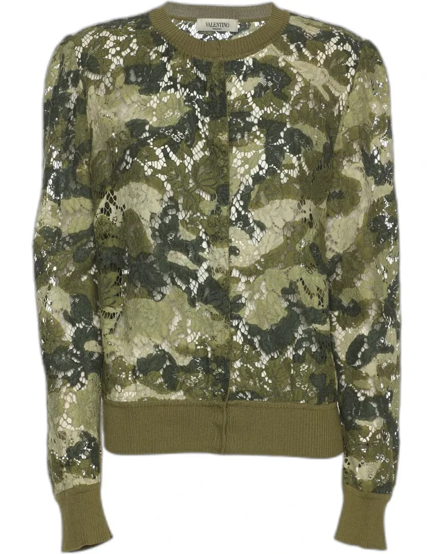 Camouflage Lace Cardigan