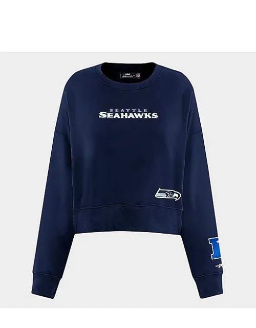 Seattle Seahawks Wingspan Fleece Crewneck Sweatshirt