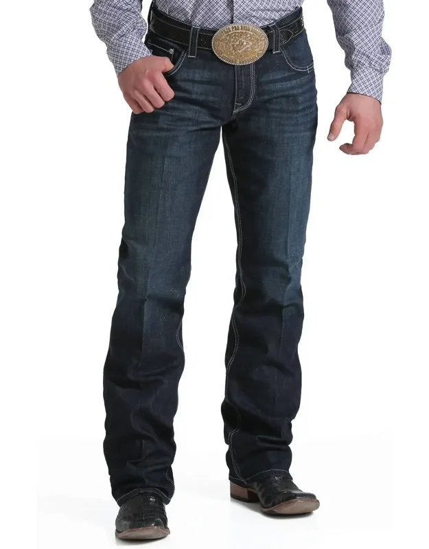 Performance Mid Rise Relaxed Fit Boot Cut Jeans