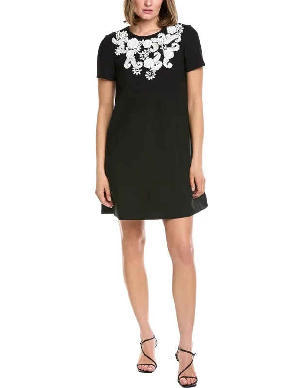 Wool-blend Shift Dress