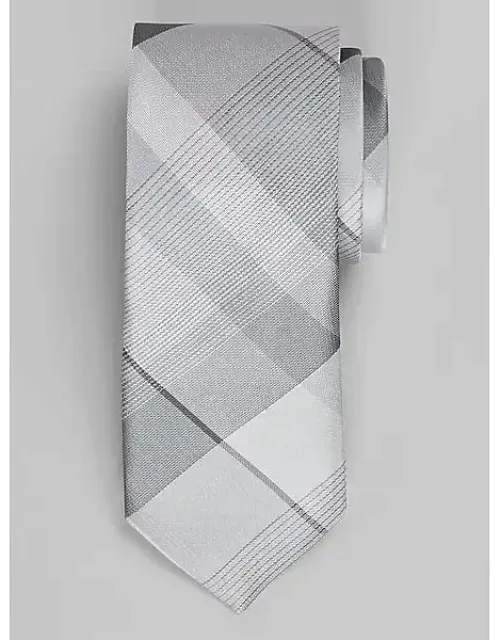 Refined Plaid Tie