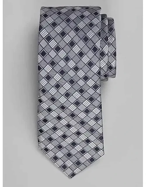 Multi Textured Squares Tie
