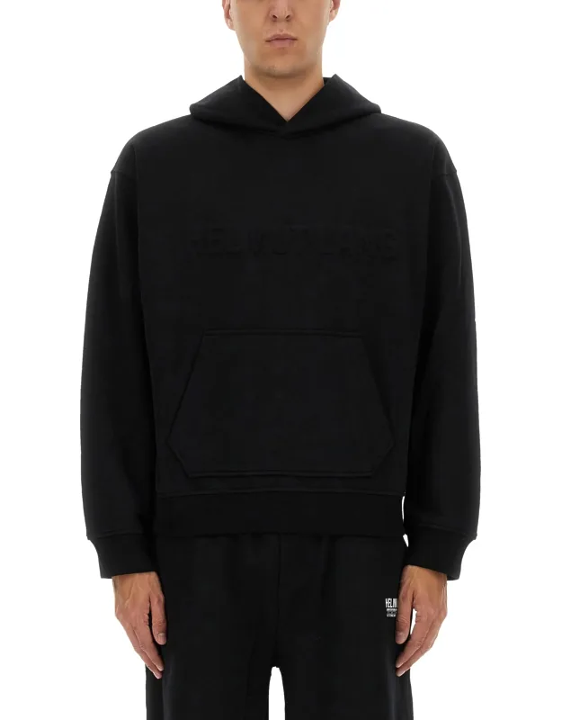 Sweatshirt With Embossed Logo