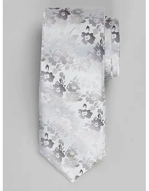 Snowy Floral Tie