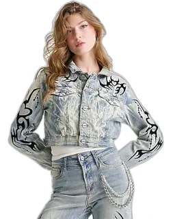 Olivia Heart Denim Jacket