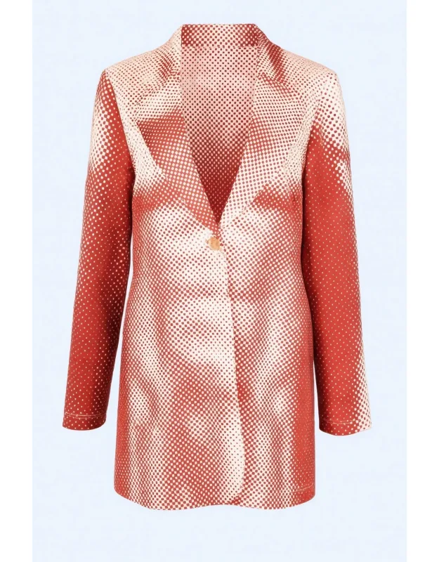 Notched Collar Mini Dress Blazer