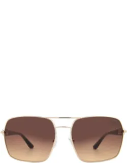 Brown Gradient Navigator Sunglasses