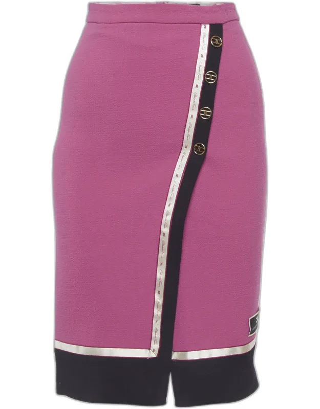 Crepe Pencil Skirt