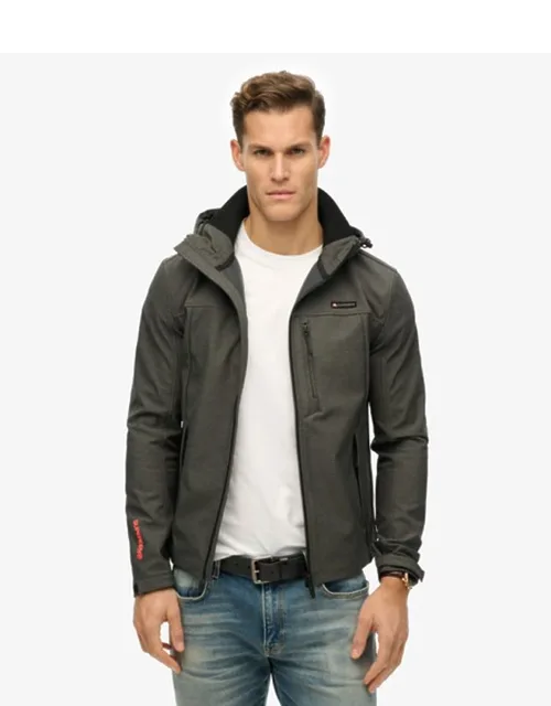 Hooded Marl Ripstop Trekker Jacket