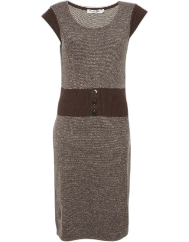 Wool Knit Short Dress