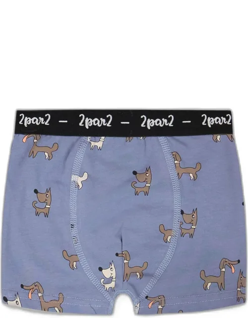 Organic Cotton Boxer With Canine Cuteness