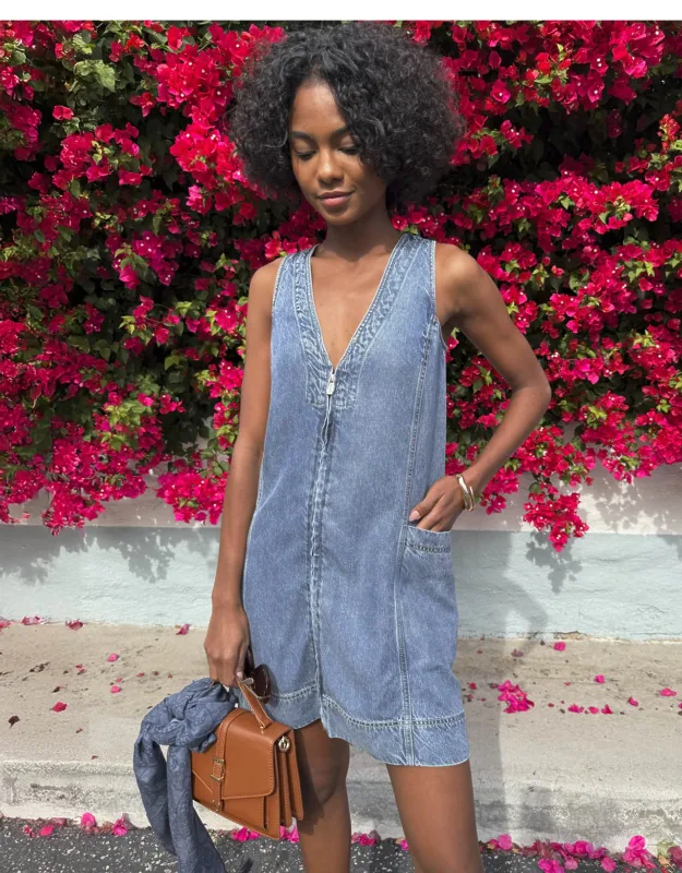 Lounge Denim Mini Dress