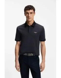 Polo Shirt In Wool-cotton Piqué
