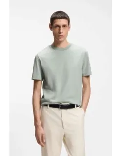 Bubble-structure T-shirt In Cotton
