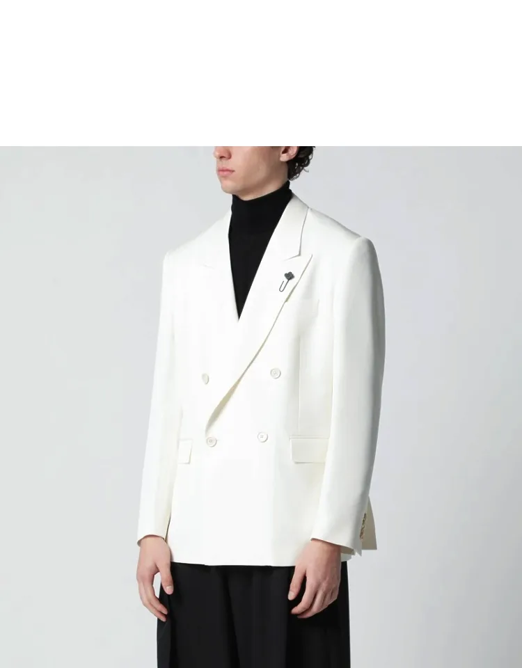 Viscose Double-breasted Suit