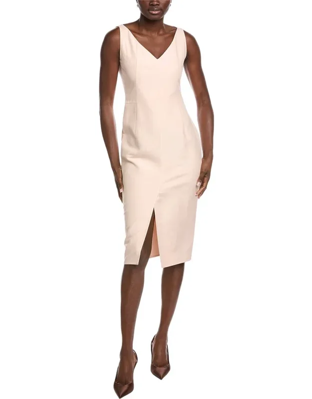 Silk-blend Midi Dress