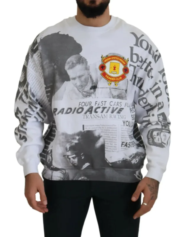 Cotton Crewneck Pullover Sweatshirt
