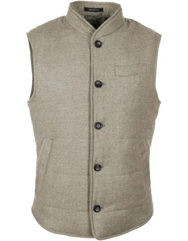 Wool Sleeveless Jacket