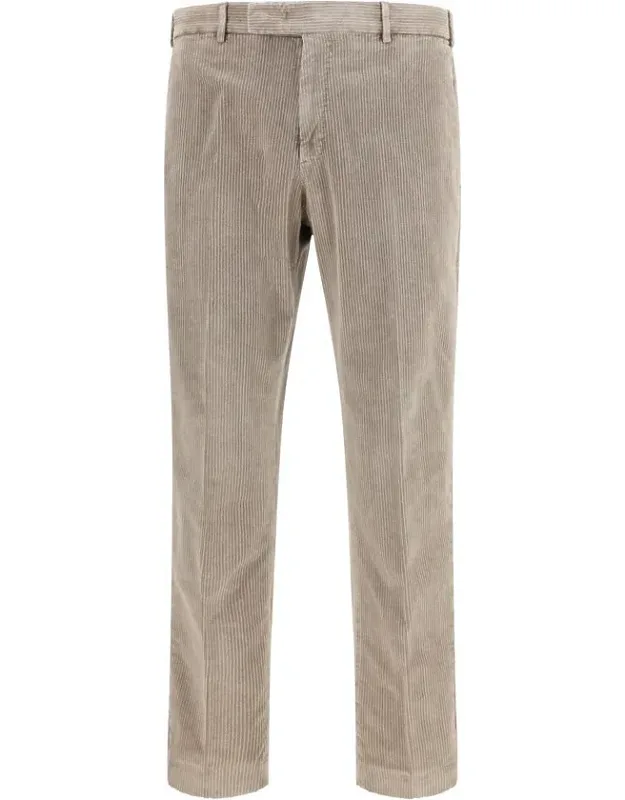 Pt Torino Cotton Pants - Elegant Versatile Design
