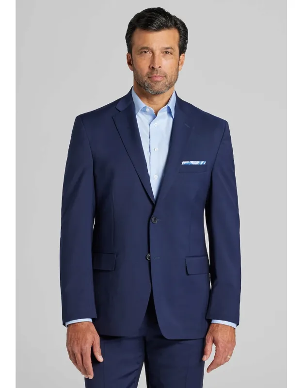 Traditional Fit Italian Wool Suit Jacket