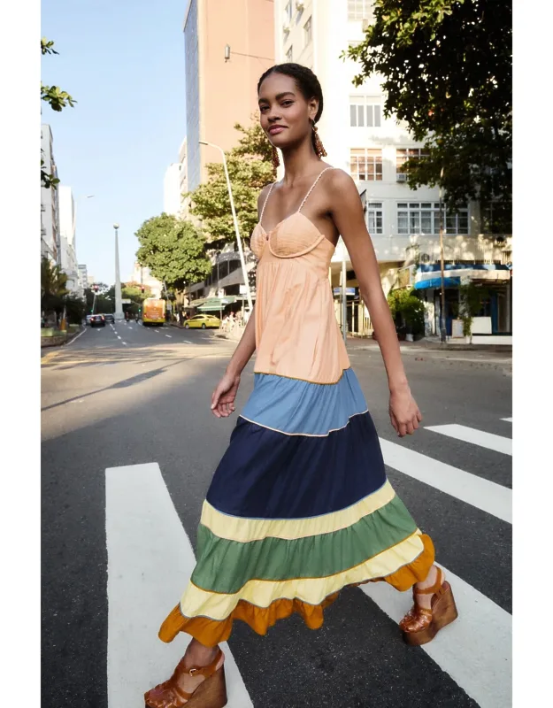 Pleated Maxi Dress