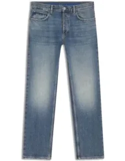 Regular-fit Jeans In Whiskered Denim