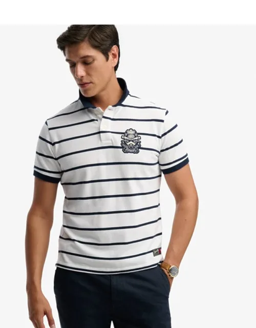 Crest Stripe Polo Shirt