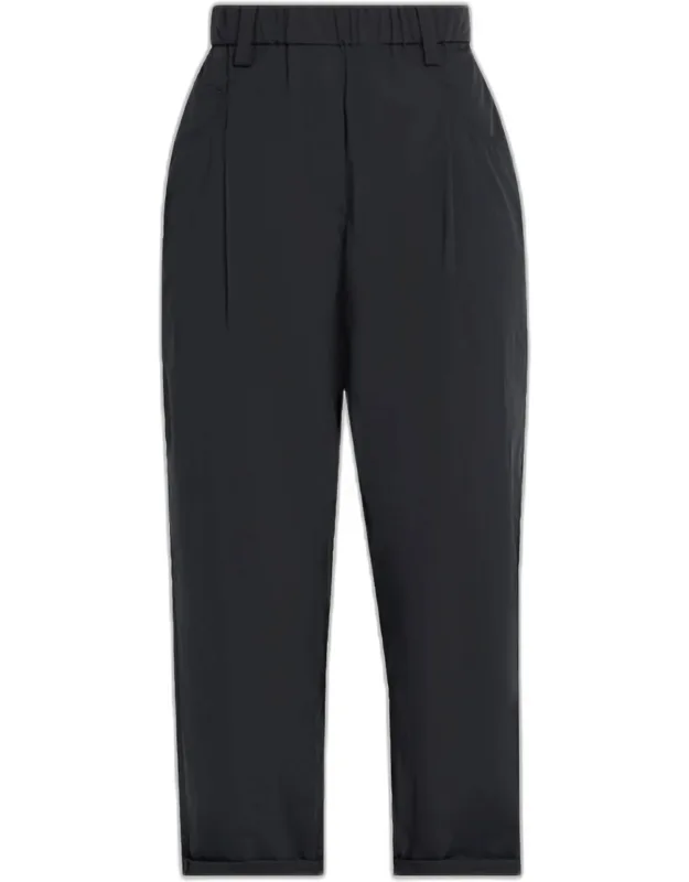 Lightweight Poplin Crop Pants