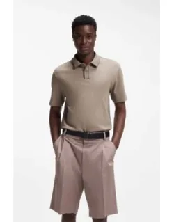 Cotton-jersey Polo Shirt With Contrast Edges