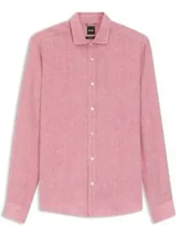 Regular-fit Shirt In Washed Linen