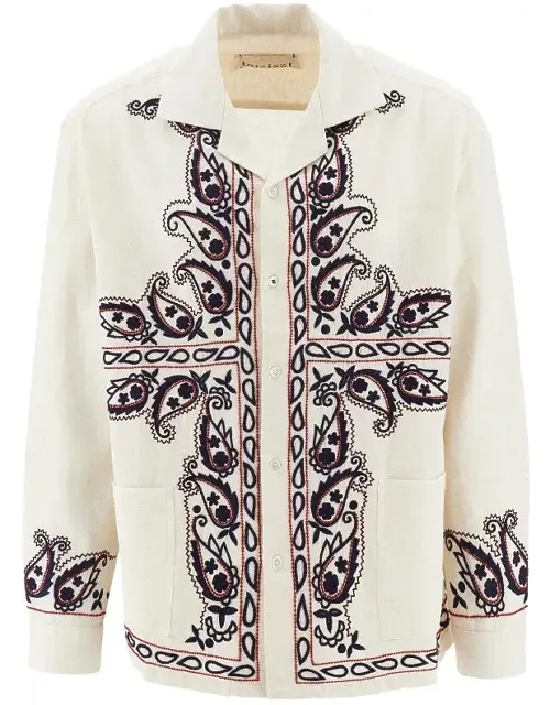 Embroidered Silk Shirt