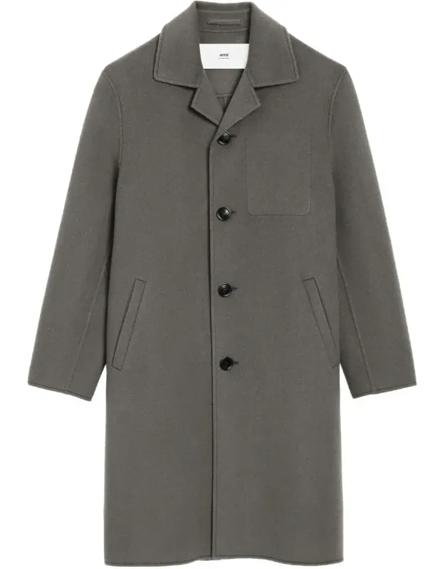 Notched Lapel Coat