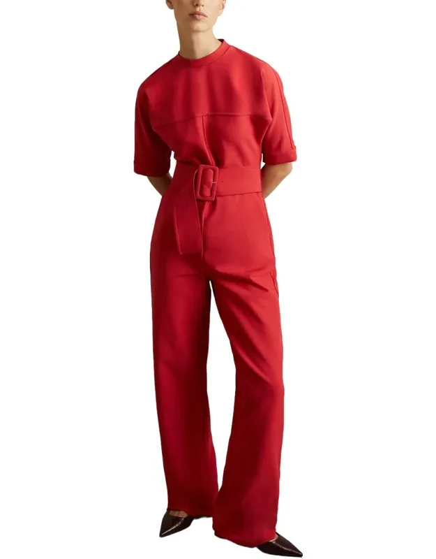 Belted Workwear Jumpsuit