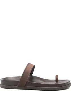 Thalia Strap Satin Sandals