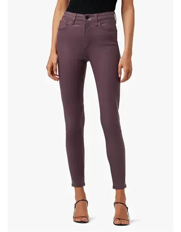 Charlie Leather Coated Jeans