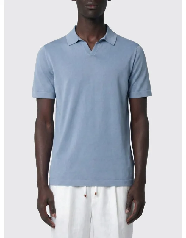 Polo Shirt Color Gnawed Blue