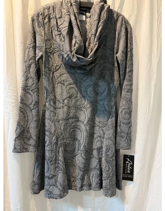Knit Scroll Swirl Print Dress
