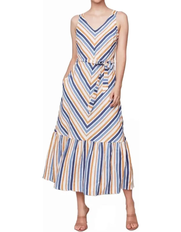 Stripe Maxi Dress