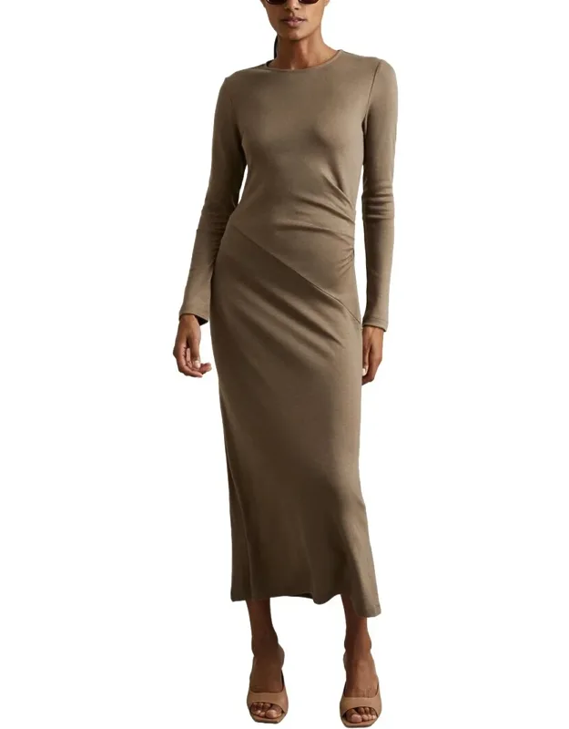 Sloane Crew Jersey Wool Dress